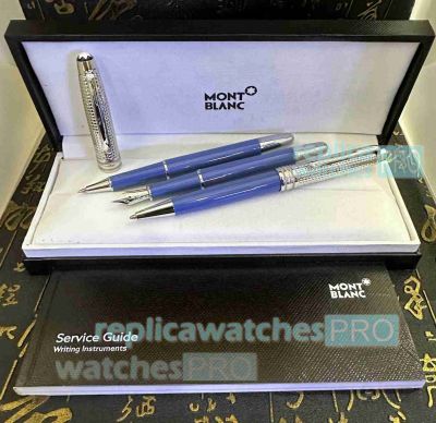 Low Price Copy Mont blanc Meisterstuck Special Edition Glacier LeGrand 164 Pen - NEW 2023